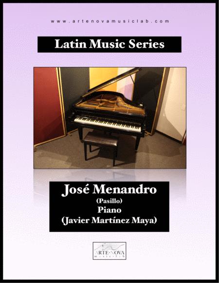 Free Sheet Music Jos Menandro Pasillo For Piano Latin Folk Music