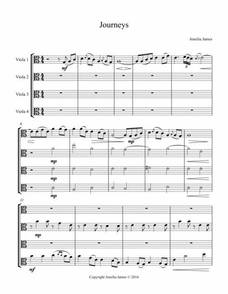 Free Sheet Music Journeys