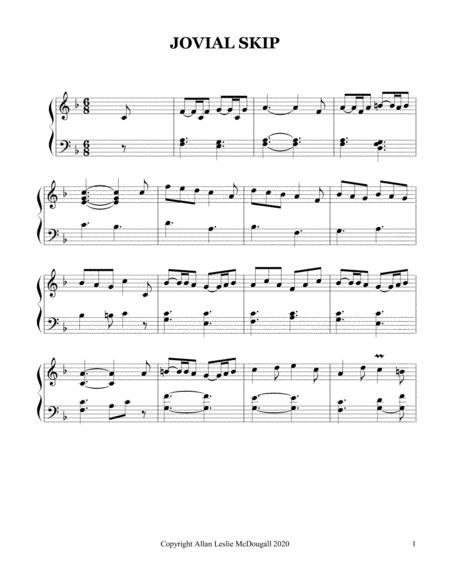 Free Sheet Music Jovial Skip