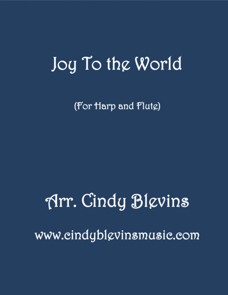 Joy To The World Arranged For Harp And Flute Sheet Music