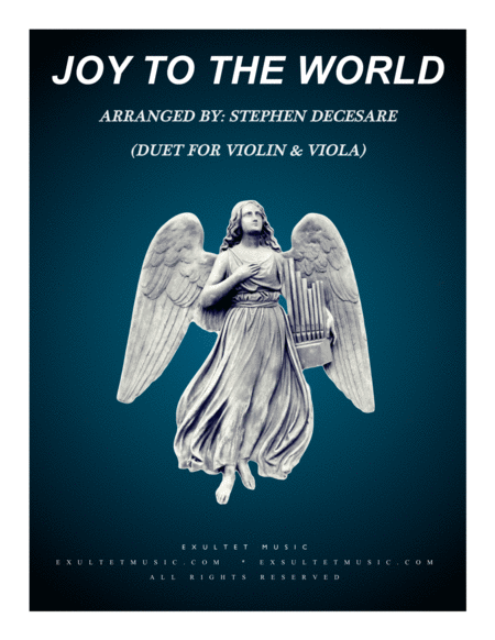 Joy To The World Duet For Violin And Viola Sheet Music