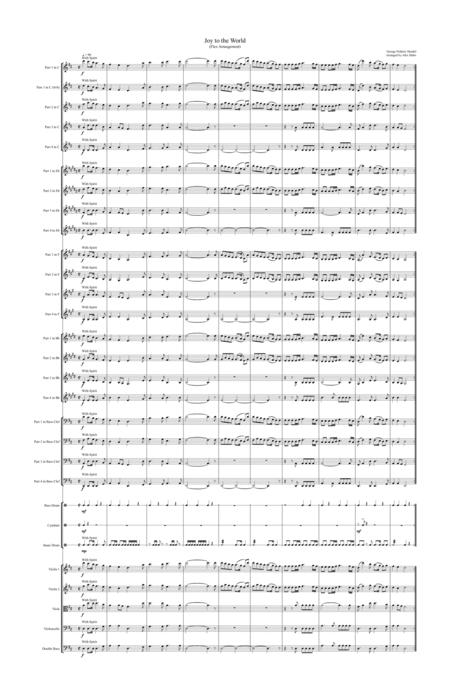 Joy To The World Flex Arrangement Sheet Music