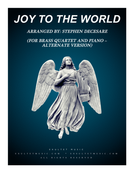 Joy To The World For Brass Quartet And Piano Alternate Version Sheet Music