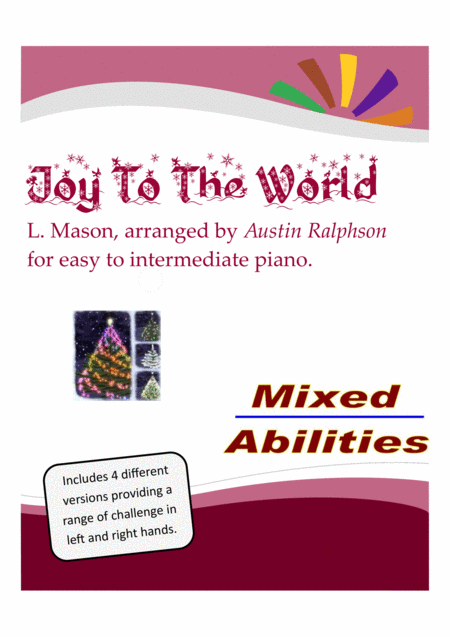 Free Sheet Music Joy To The World For Easy Piano To Intermediate Piano
