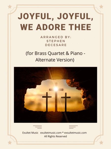 Joyful Joyful We Adore Thee For Brass Quartet And Piano Alternate Version Sheet Music