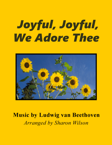 Free Sheet Music Joyful Joyful We Adore Thee Piano Solo