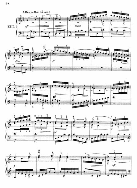 Js Bach Sinfonia 13 In A Minor Bwv 799 Original Version Sheet Music