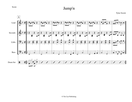 Jump N For Steel Band Sheet Music