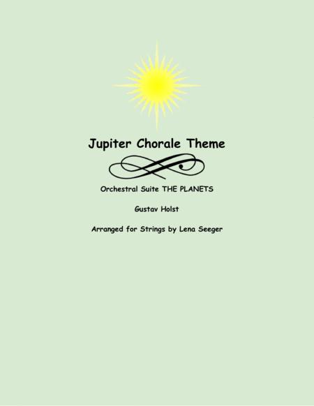 Jupiter Chorale Theme Flute Choir Sheet Music