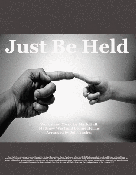 Just Be Held Sheet Music