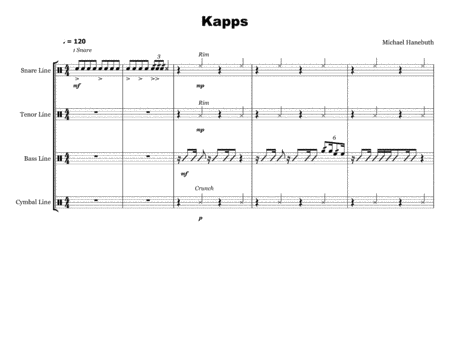 Free Sheet Music Kapps