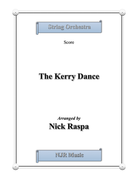 Free Sheet Music Kerry Dance Score