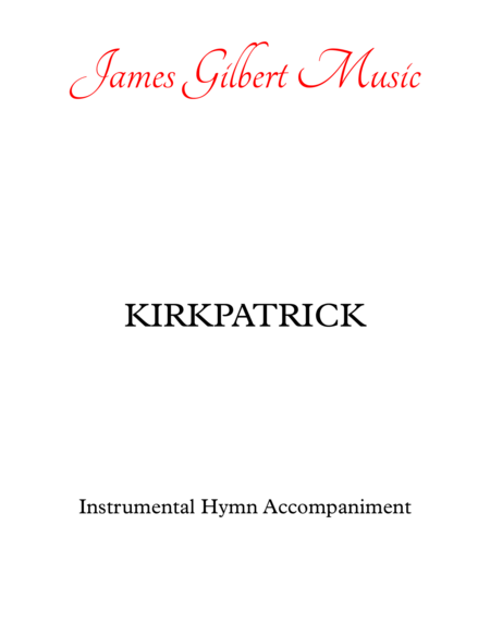 Kirkpatrick He Hideth My Soul Sheet Music