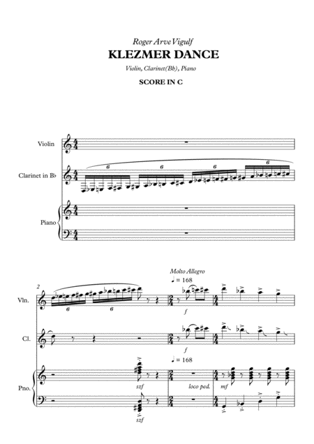 Klezmer Dance Sheet Music