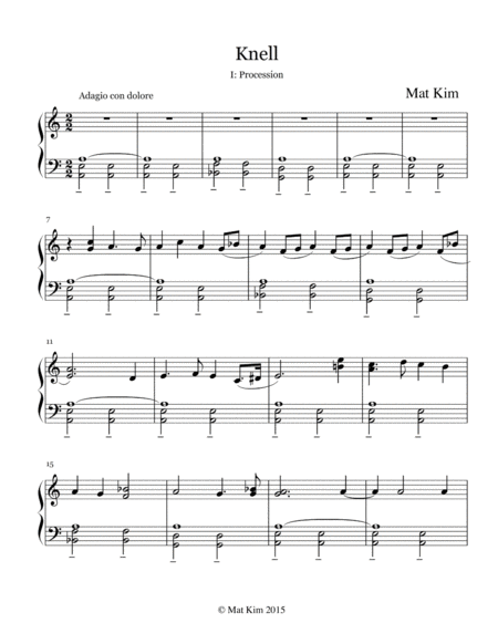 Knell Sheet Music