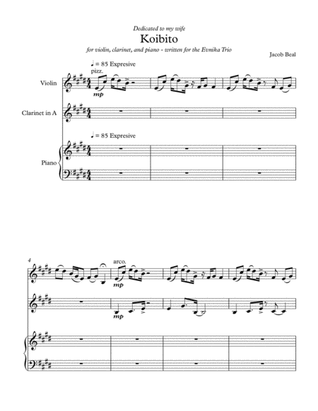 Koibito Sheet Music