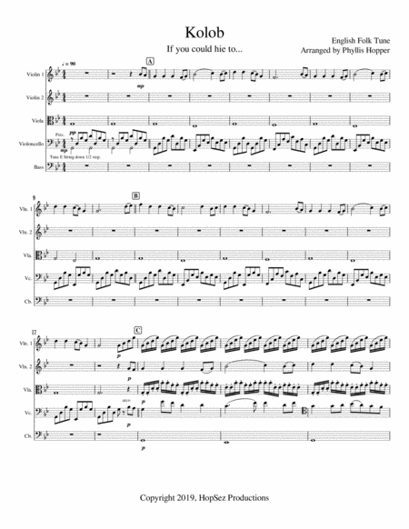 Kolob String Orchestra Sheet Music