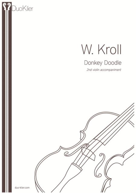 Free Sheet Music Kroll Donkey Doodle 2nd Violin Accompaniment