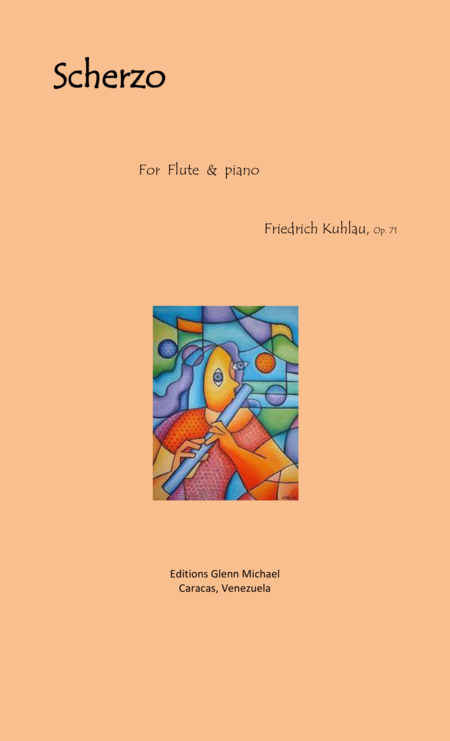 Kuhlau Scherzo For Flute Piano Sheet Music