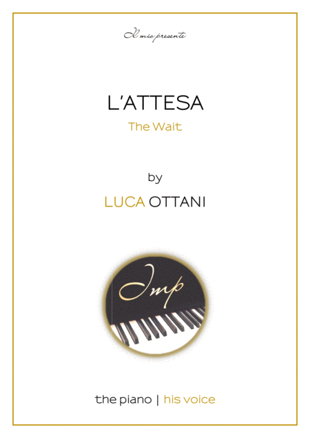 Free Sheet Music L Attesa The Wait Luca Ottani