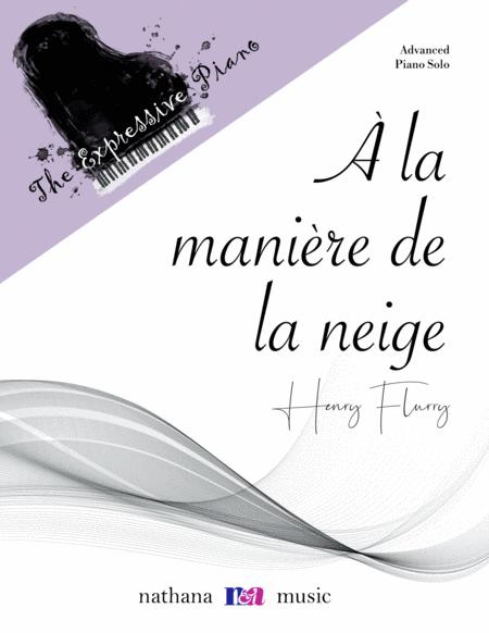 Free Sheet Music La Manire De La Neige