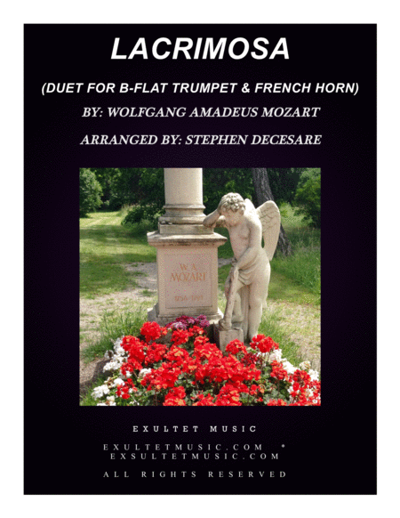 Free Sheet Music Lacrimosa Duet For Bb Trumpet French Horn