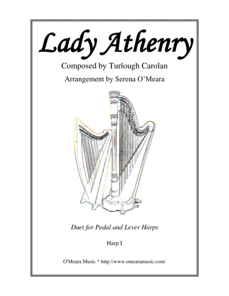 Free Sheet Music Lady Athenry Harp I
