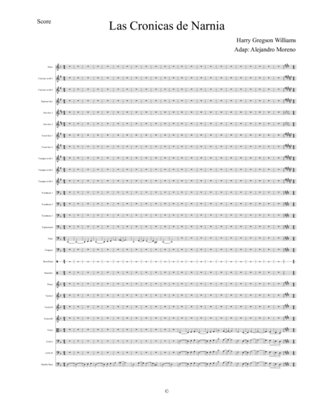 Las Crnicas De Narnia Sheet Music