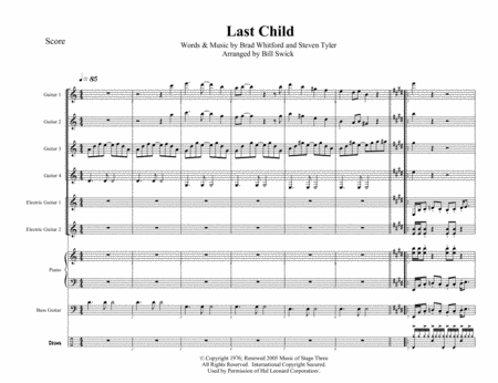 Last Child Sheet Music