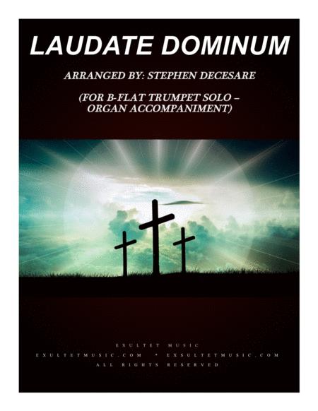 Free Sheet Music Laudate Dominum For Bb Trumpet Solo Organ Accompaniment