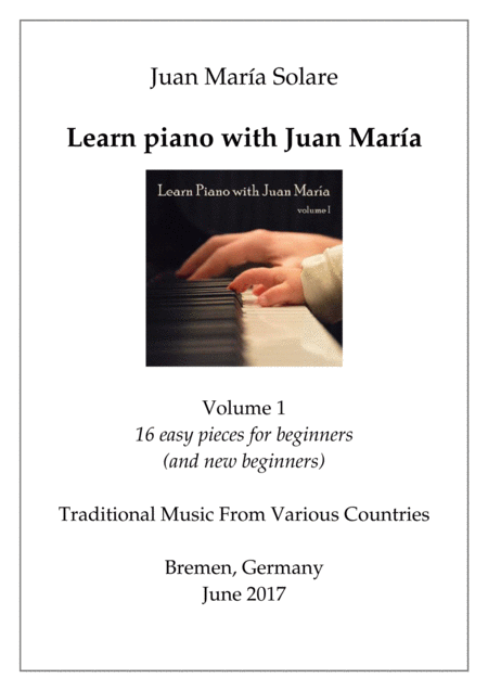 Learn Piano With Juan Maria Vol 1 Sheet Music