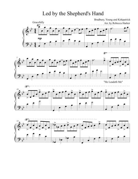 Led By The Shepherds Hand Sheet Music