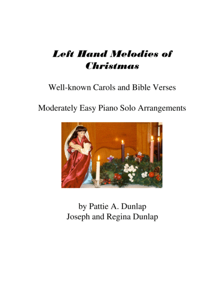 Free Sheet Music Left Hand Melodies Of Christmas