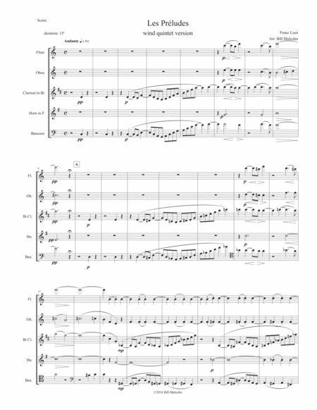 Free Sheet Music Les Preludes