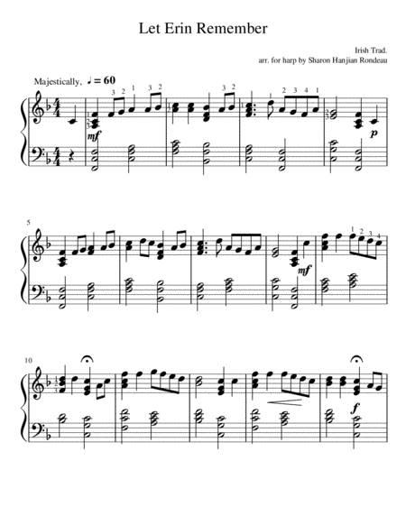 Let Erin Remember Sheet Music