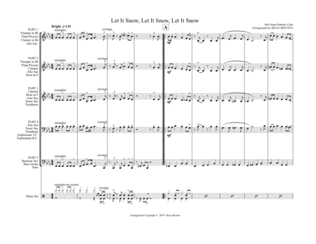 Let It Snow Let It Snow Let It Snow For Flex Band Sheet Music