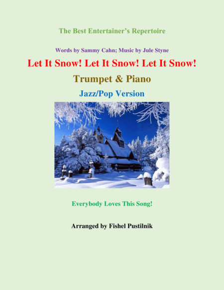 Let It Snow Let It Snow Let It Snow For Trumpet And Piano Jazz Pop Version Sheet Music