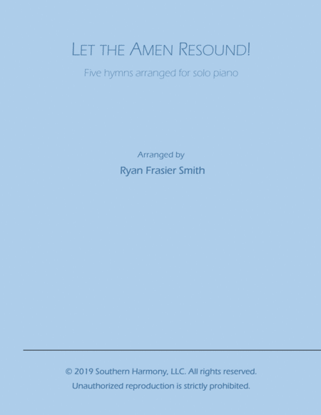 Free Sheet Music Let The Amen Resound