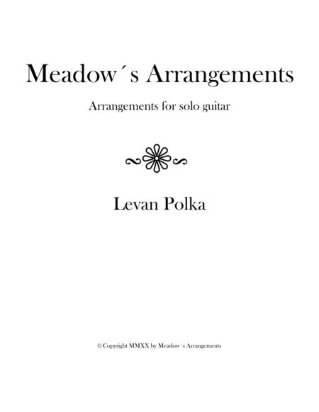 Levan Polka Arrangement To Be Performed With One Guitar Only Sheet Music