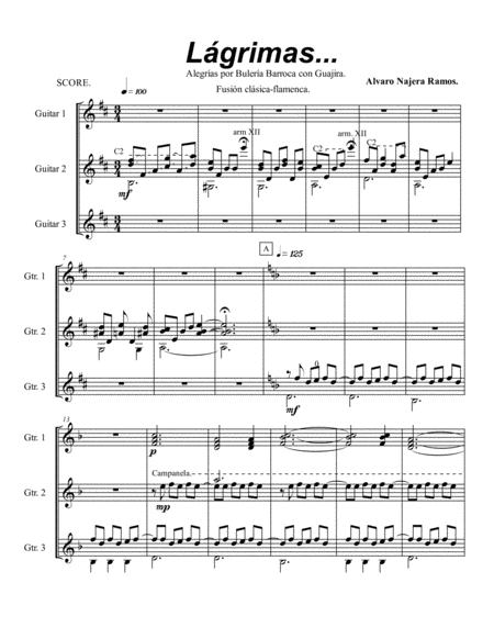 Free Sheet Music Lgrimas Sobre Tu Almohada Tears On A Pillow