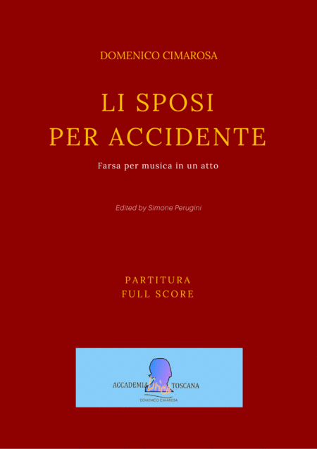 Li Sposi Per Accidente Full Score Sheet Music