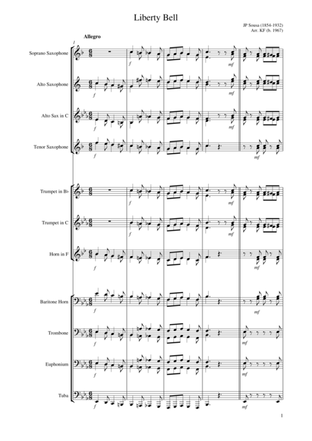 Liberty Bell Sheet Music