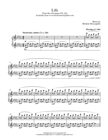 Life Sheet Music