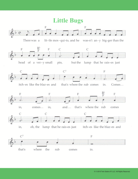 Little Bugs Sheet Music