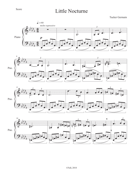 Little Nocturne Sheet Music