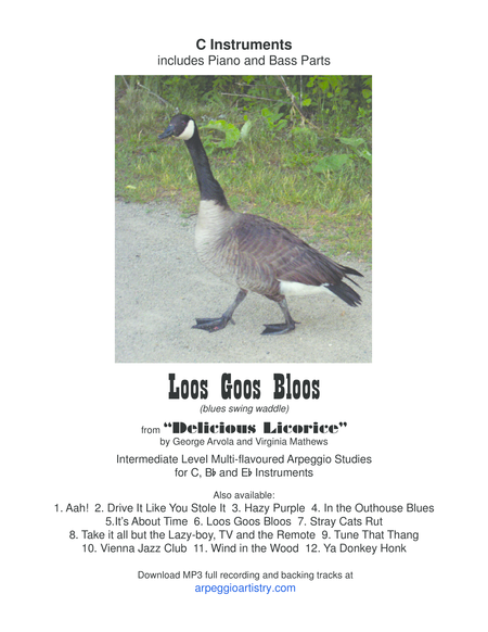 Free Sheet Music Loos Goos Bloos For Violin Flute C Instruments