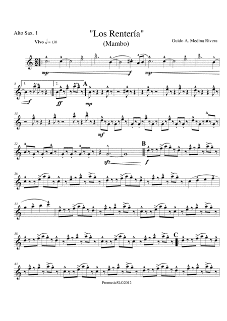 Los Rentera Sheet Music