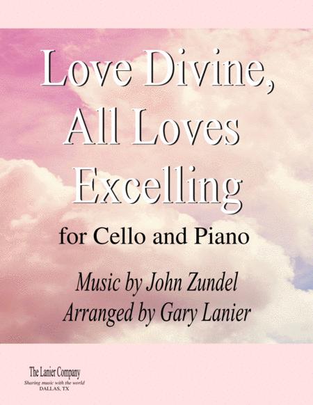 Love Divine All Loves Excelling For Cello And Piano With Score Part Sheet Music