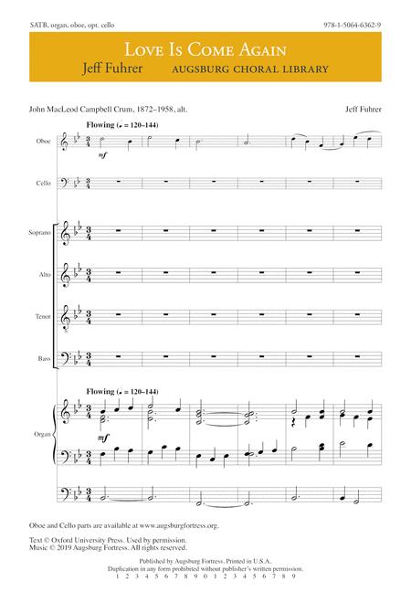 Love Is Come Again Sheet Music