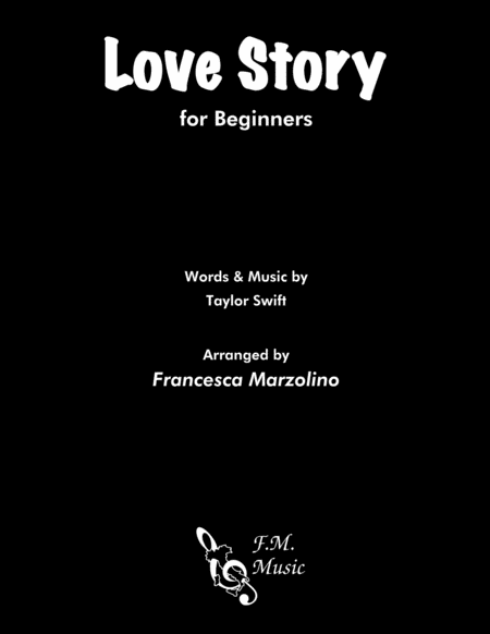 Love Story For Beginners Sheet Music